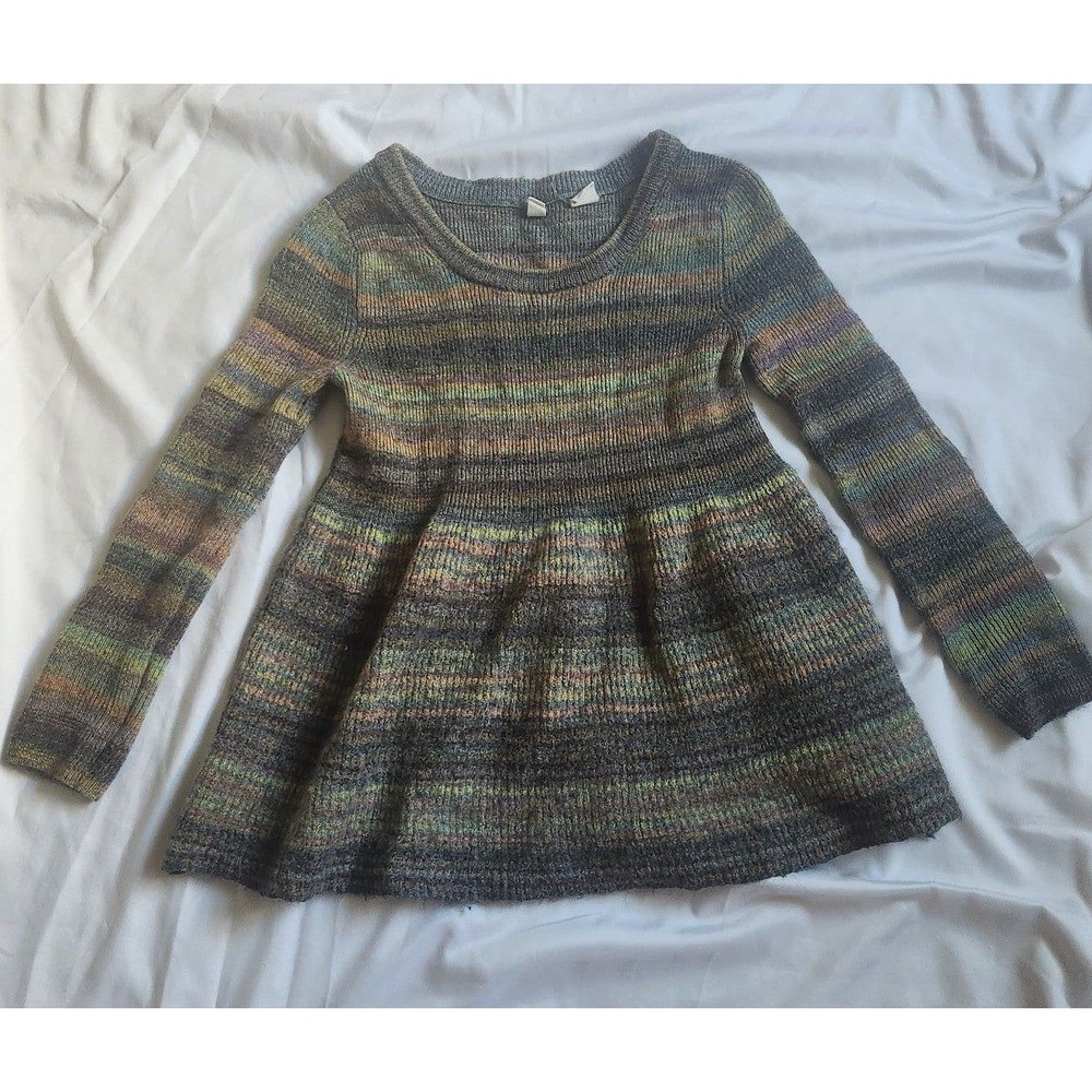 Moth Knit Babydoll Top Three-Quarter Sleeves Size XS